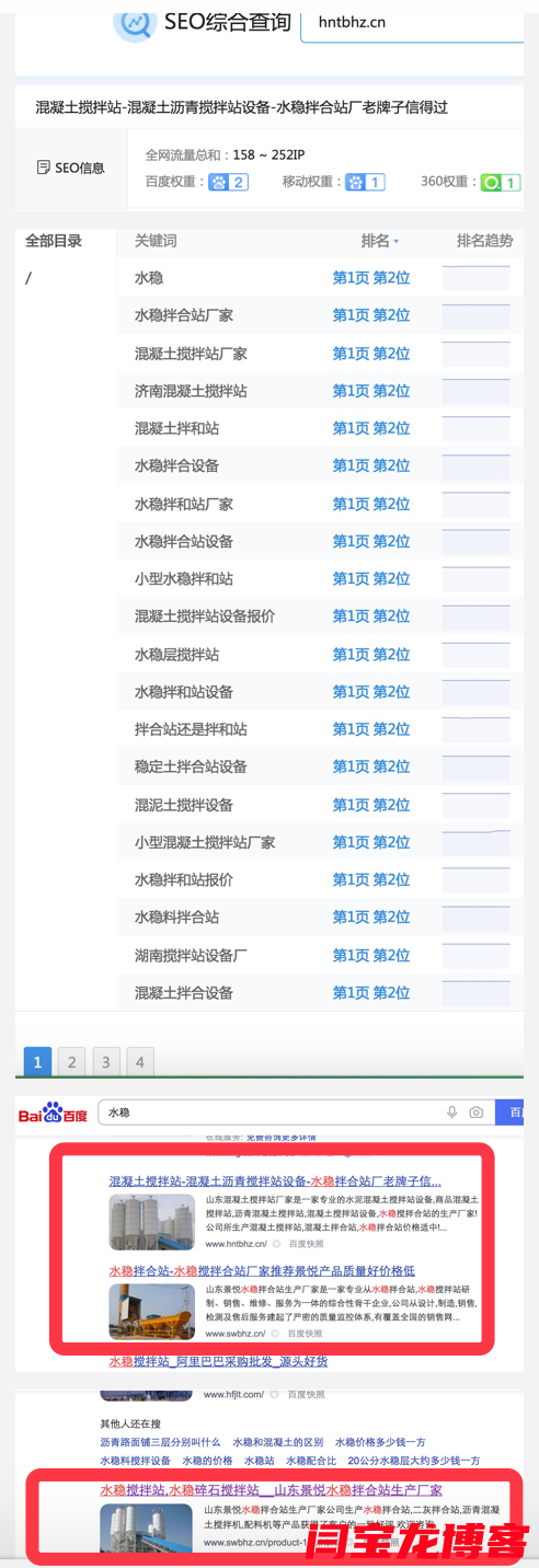 混凝土攪拌站加盟富海SEO網(wǎng)站營銷多詞排首頁